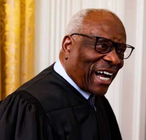 Clarence Thomas Irks MSNOW Reporter by Laughing Off Questions at Capitol
