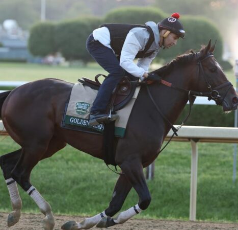 Golden Tempo wins 158th Belmont Stakes