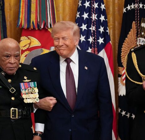 Watch: Trump Physically Supports Marine Maj. James Capers, 88, Before Awarding the Unkillable Vietnam Vet the Congressional Medal of Honor