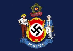 Maine Updates State Flag With Swastika
