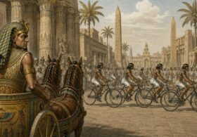 Scholars Discover Lost Plague Of Cyclists Blocking Pharaoh’s Morning Commute