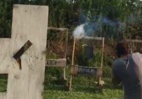 This is one of the craziest gun-range videos we have seen