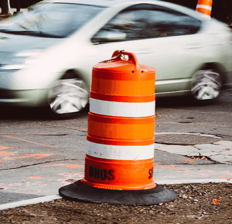 Traffic cones and barrels are spying on you — what are they hiding?