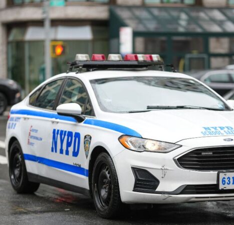 NYPD Officer Jumps on Top of Vehicle and Shoots Suspect Who Hit Multiple Officers