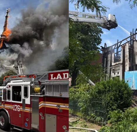 173-Year-Old NYC Church Completely Destroyed by Massive Fire