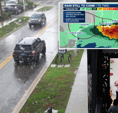 Depression expected to become Tropical Storm Bertha as rain targets the Southeast