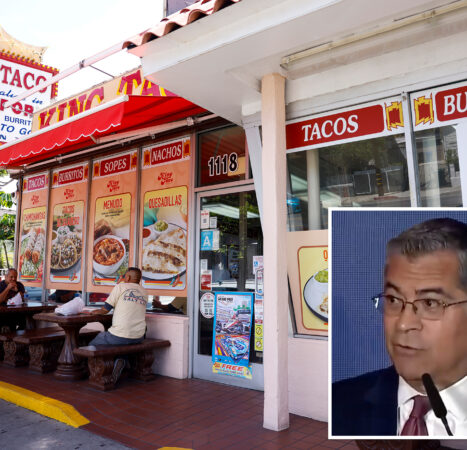 Fury as Xavier Becerra praises street vendors over brick and mortar restaurants in tone deaf clip