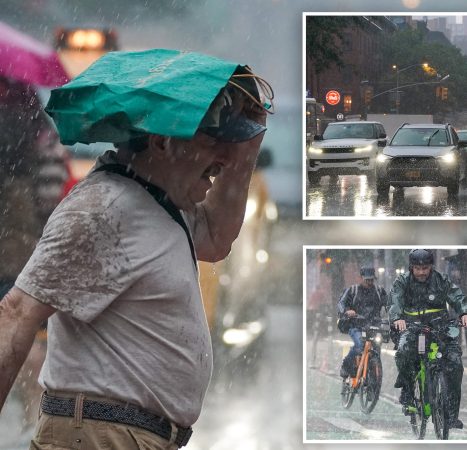 NYC hit with flash flood warnings as downpours batter Big Apple and force flight delays