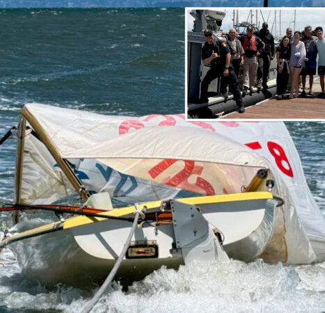 Sailing vessel suddenly capsizes off California coast sparking frantic rescue mission