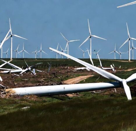 South Dakota Wind Farm Devastated by Strong Winds, Dozens of Turbines Destroyed