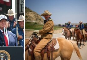 MUST SEE: The Moment Actual Rough Riders Escort Trump’s Motorcade to the Teddy Roosevelt Library