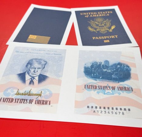 Trump-branded commemorative passports will become available across the US