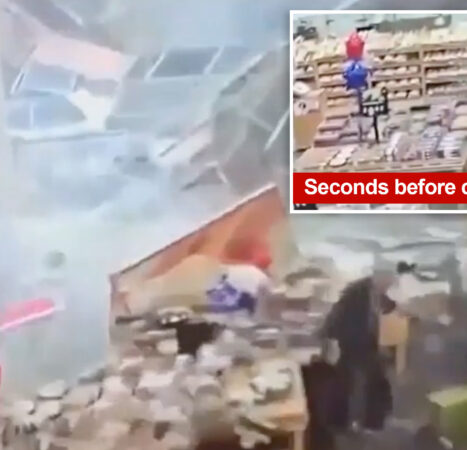 Wild footage shows moment BJ’s Wholesale Club’s roof collapses — narrowly avoiding unsuspecting NJ shoppers