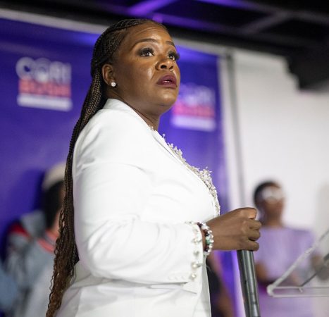 Ousted Squad Dem stumps with radical activist who defended Hamas, promoted political violence