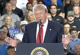 ‘I’ve been better to you than your parents’: Watch Trump tout economic success at General Motors in Michigan