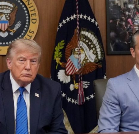 Trump defends Hegseth after reported clash over munitions at Camp David