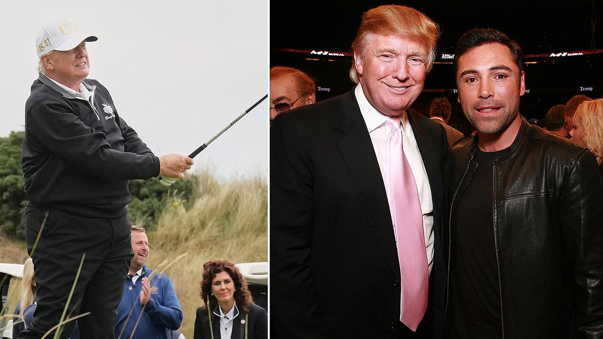 Boxing legend's accusations of Trump's 'unbelievable' cheating on the golf course resurface weeks after president's latest 'win' 110817585 0 image a 37 1787576545714