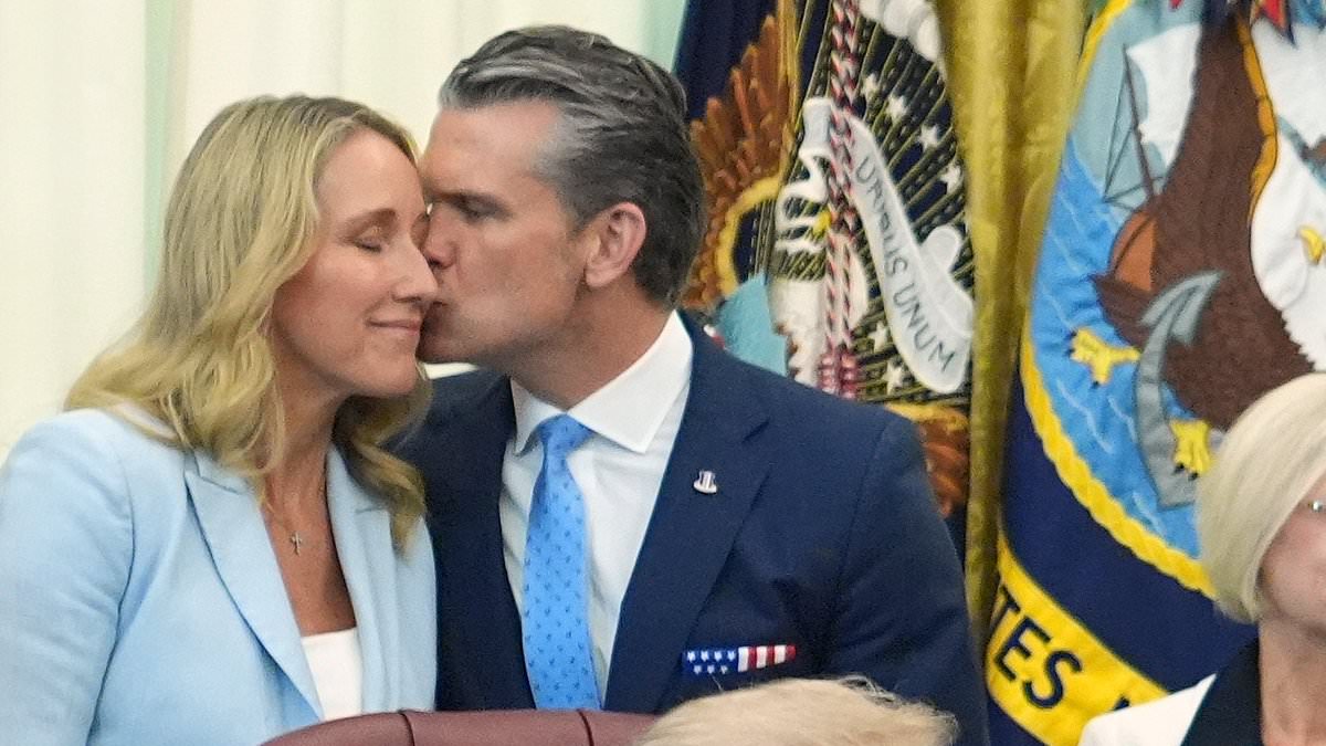 Married Fox News stars rush to Jennifer Hegseth's defense after bombshell report on her unprecedented Pentagon influence 110955911 0 image m 16 1788192030946