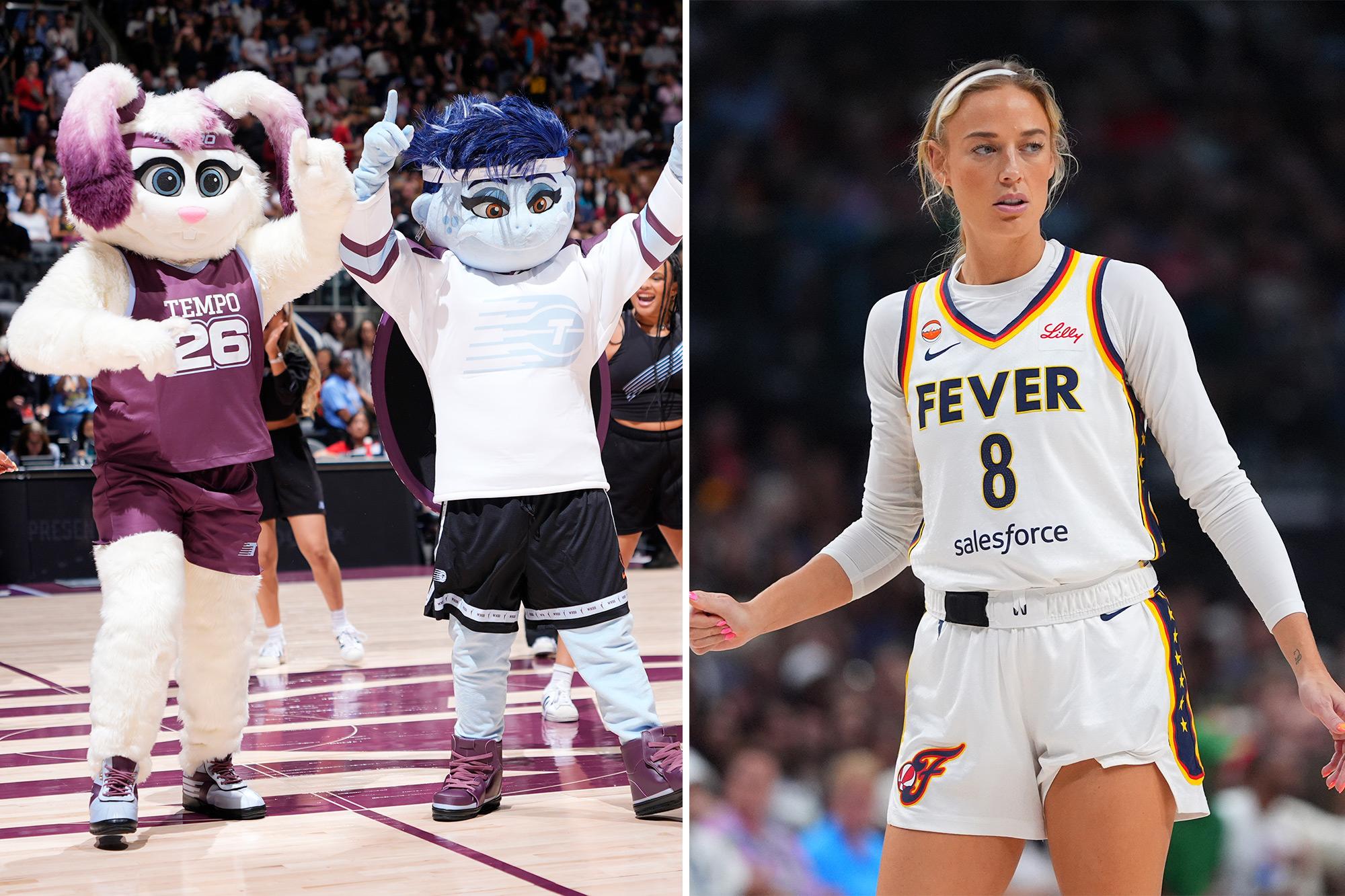 WNBA team reveals new ‘non-binary’ turtle mascot to taunt Indiana Fever star Sophie Cunningham… 138194422 1