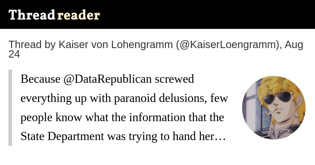 Here is the actual story of a real Deep State operation using foreign policy to destroy the right domestically… 2091947905959460941