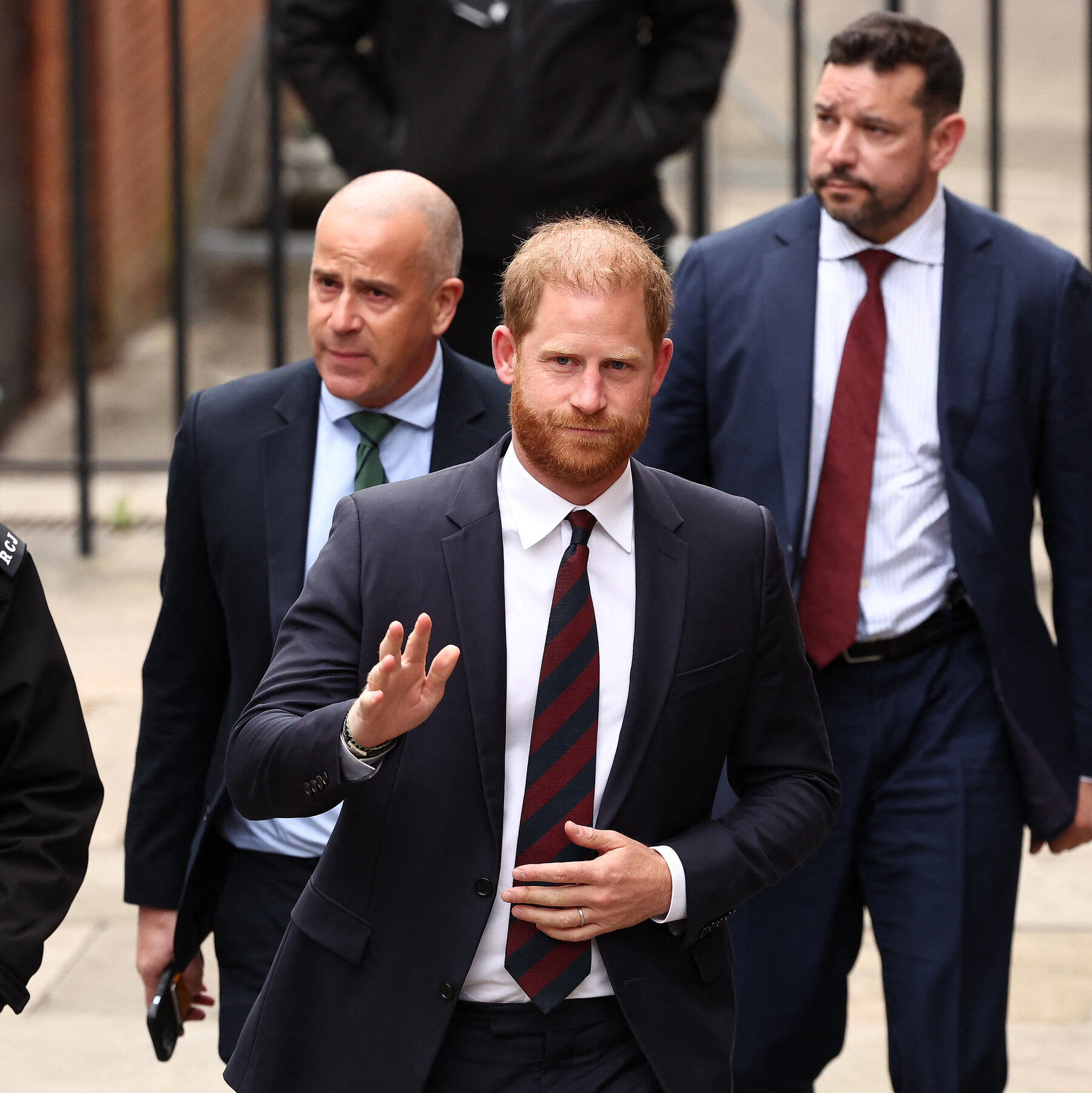 Return of Harry and Meghan to U.K. Renews Questions About Their Security Fears 21int uk harry security mediumSquareAt3X