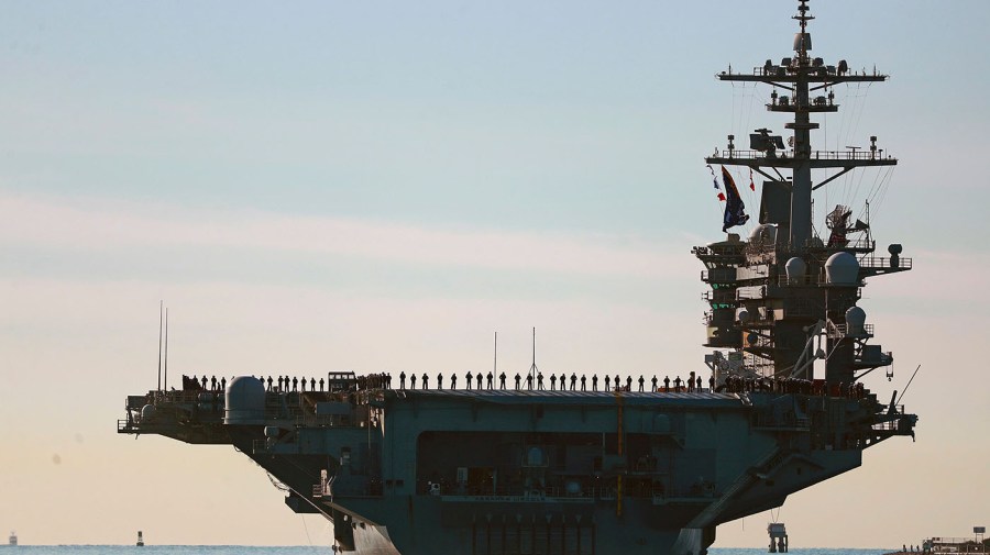 USS Abraham Lincoln headed for port in Thailand after 250 days at sea AP26225614336401 5