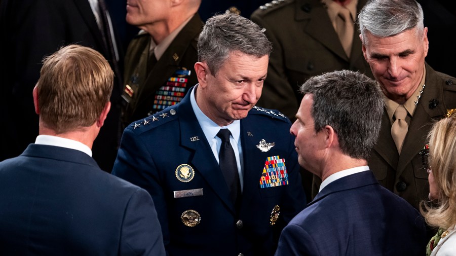 Caine tells Slotkin there are no plans to send military to polls in November cainedan 042826gn01 w