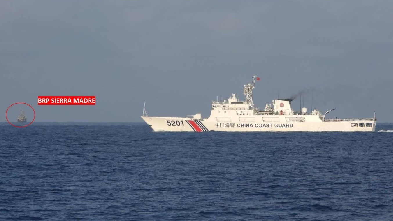 China Masses 200-Plus Vessels Near Philippine-Held Reef Amid Live-Fire Drills -- Manila Calls Out Beijing's 'Deceptive' Playbook china philippines reef