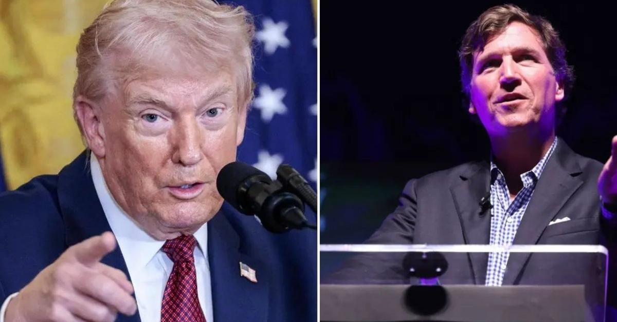 Donald Trump slams Tucker Carlson as ‘totally irrelevant’… donald trump tucker carlson totally irrelevant king new maga movement 1 1787422494444