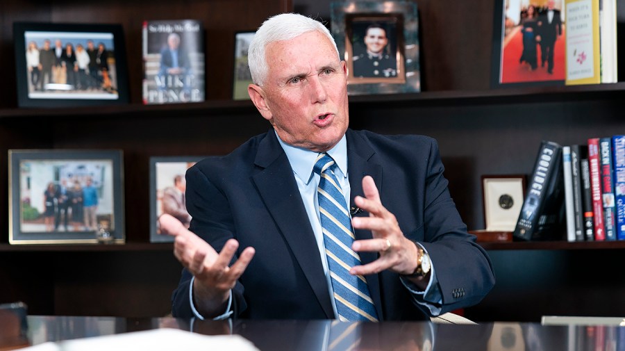Pence denies that Iran war hurting Ukraine by depleting US stockpiles pencemike 040925gn08 W