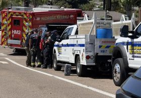 Bomb squad locks down California street after bottles with ‘biohazard’ and ‘top secret’ markings found