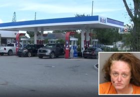 Stranger sets Florida woman on fire at gas pump after she refuses to hand over cash