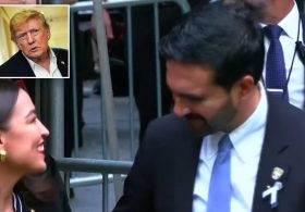 Trump slams ‘terrible’ AOC, Mamdani after DSA pair caught sharing ‘inappropriate’ laugh during 9/11 ceremony