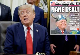 Trump announces Greenland deal with Denmark giving US ‘permanent control over security’