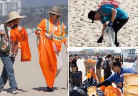 Thousands of volunteers hit LA beaches in massive coastal trash cleanup