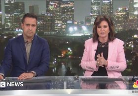 Moment NBC presenters confirm their helicopter crashed in Los Angeles