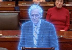 Mitch McConnell Returns To Senate As Force Ghost
