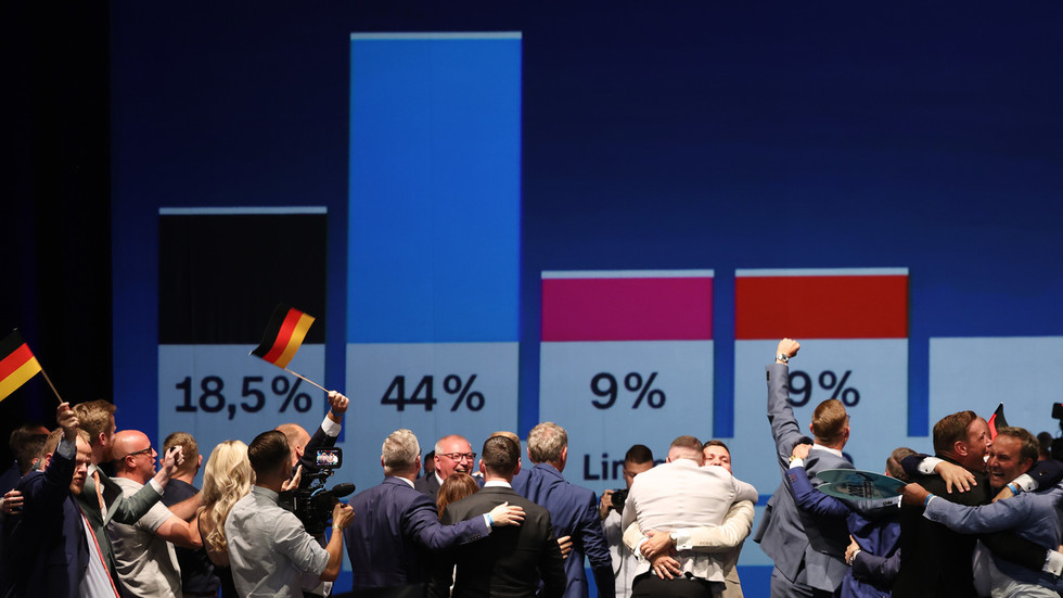 AfD claims landslide victory in German regional election 9 7