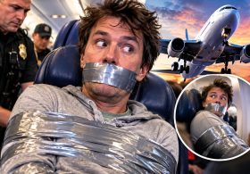 Duct-Taped Passenger Breaks Silence with an Absurd Excuse