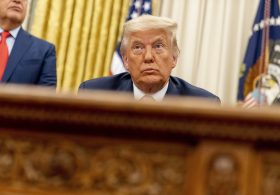 Does the first amendment block Trump from banning media?