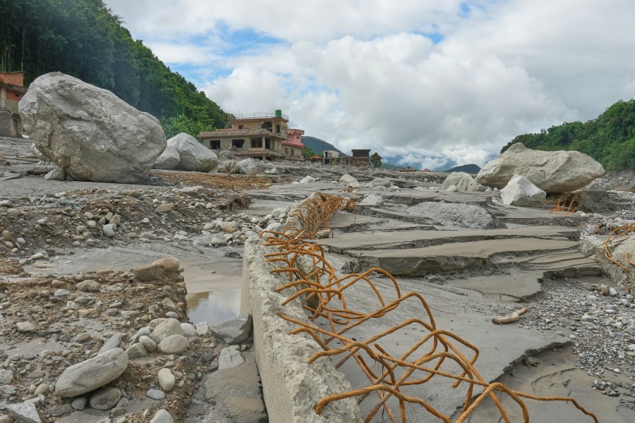 The Tibet-Nepal flood is a warning against defying nature AP26244332593446