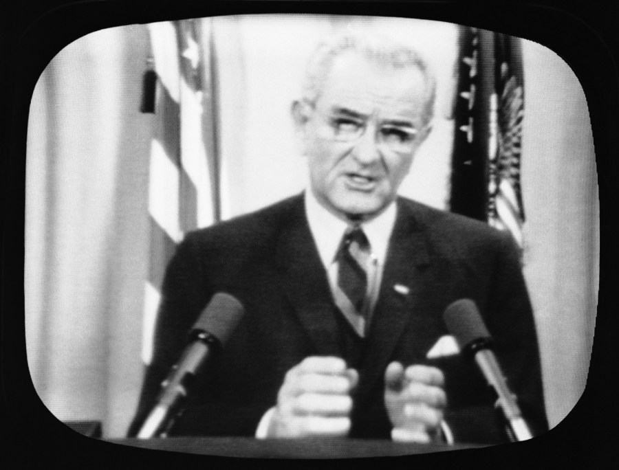 Iran is no Vietnam, but Trump is mimicking Lyndon Johnson’s failed approach AP6810310398