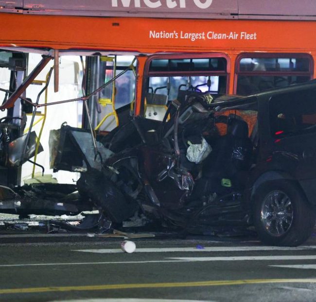 SUV driver in bus accident near deadly helicopter crash arrested on suspicion of murder: LAPD