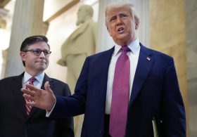 House Speaker Johnson says Congress would need to approve Trump’s ‘creative idea’ of $5k checks