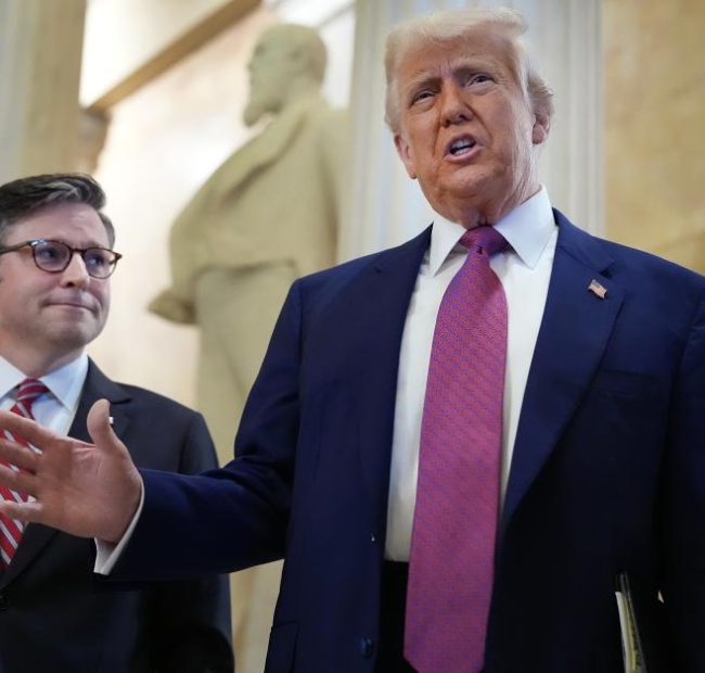 House Speaker Johnson says Congress would need to approve Trump’s ‘creative idea’ of $5k checks