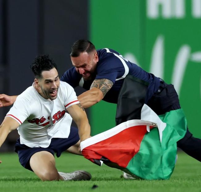 Police ID Yankee Stadium spectator who allegedly ran onto field on 9/11 with Palestinian flag