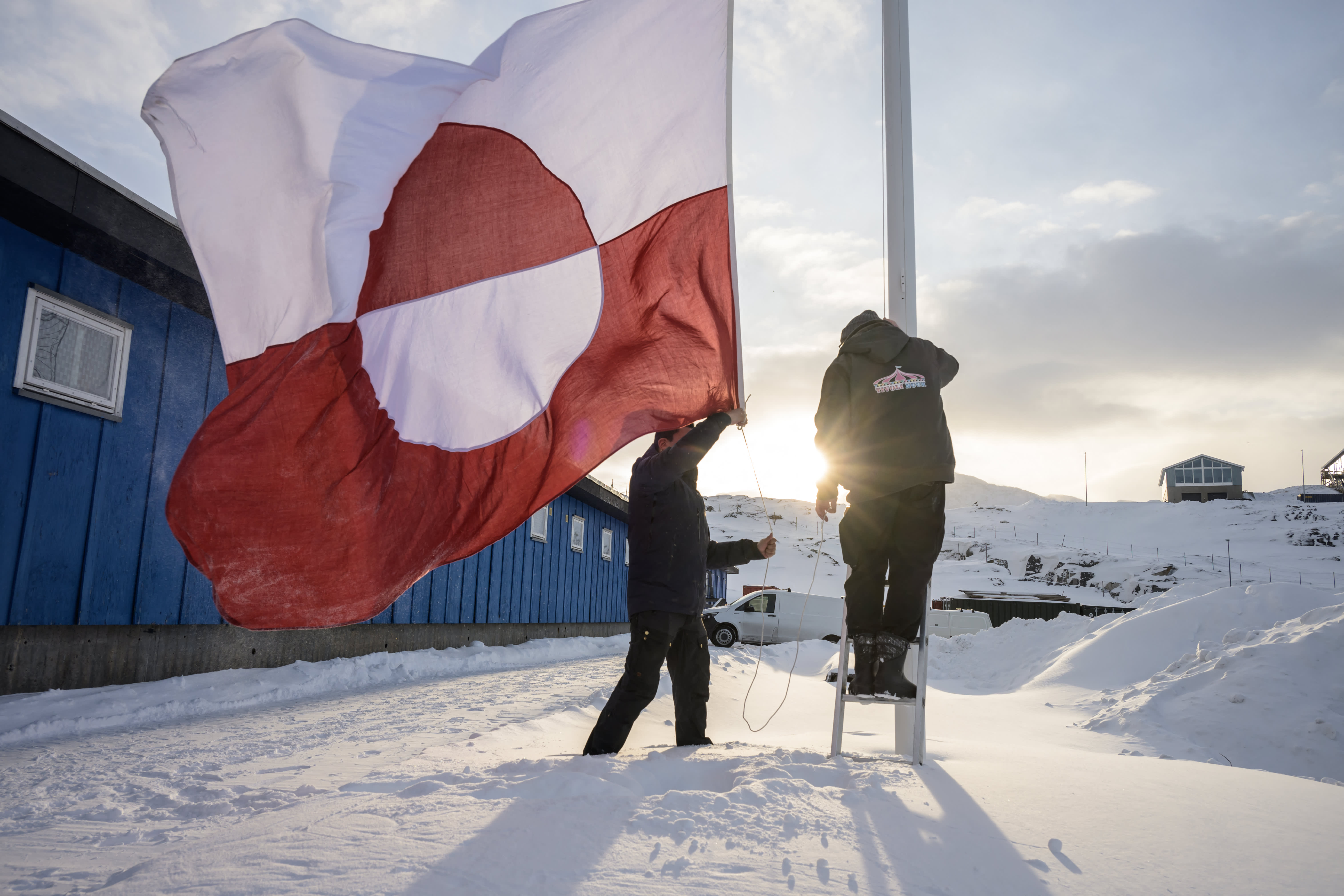 Trump says U.S. to build a ‘large Military presence’ in Greenland as part of a security deal with it and Denmark… P A4HD2T3