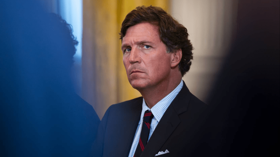 Vance says he won’t turn on ‘friend’ Carlson over Trump, Rogers criticism TuckerCarlson GettyImages 2026
