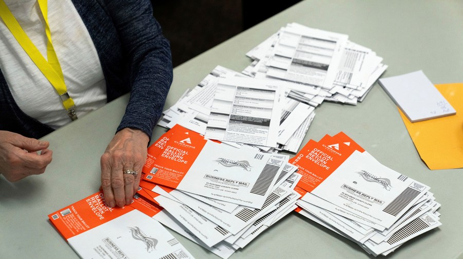 Democrats favored over Republicans on health care, immigration, economy: Survey Zoom In Mail ins 110724 AP Jenny Kane