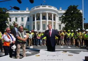 Trump says White House was a ‘dump’ before renovations
